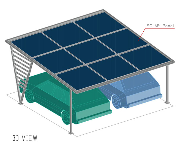 solar parking shades